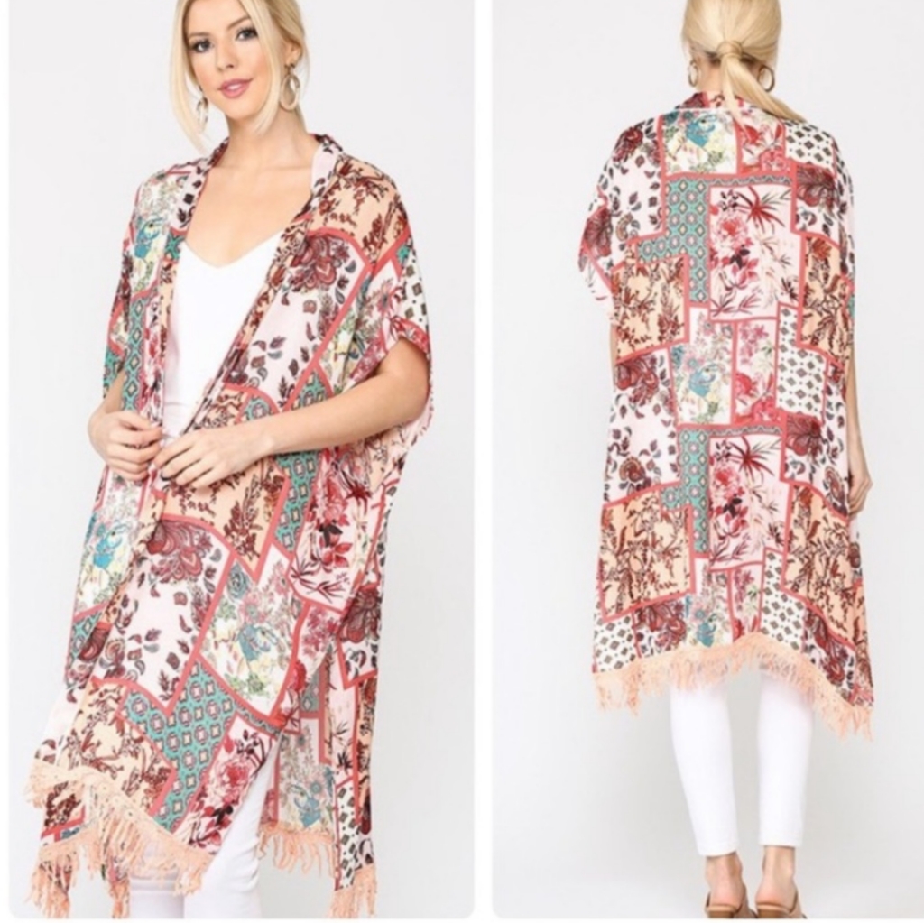 Boho Patchwork Kimono